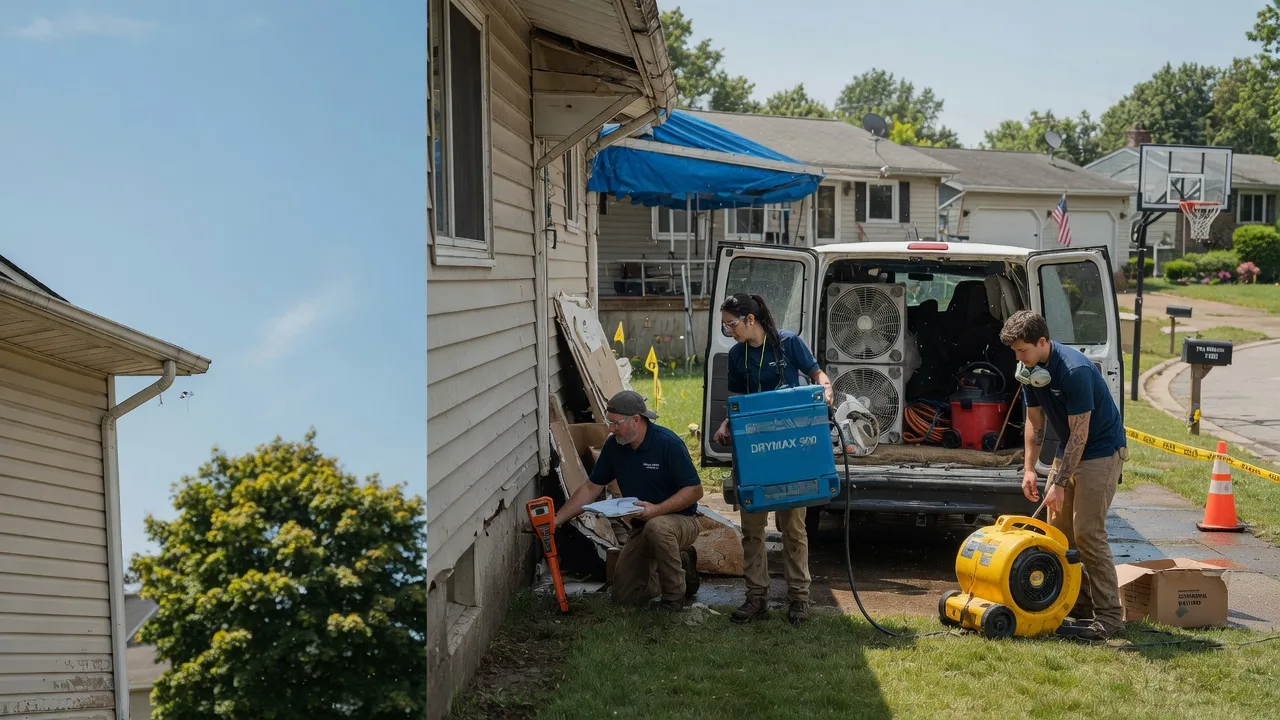 Ceiling Leak Cleanup in Limaville, OH near me
